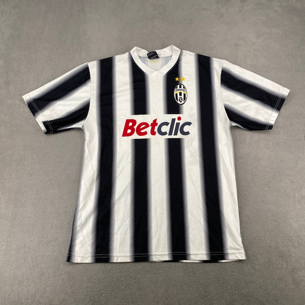 Juventus 2011-12 Vucinic 14 Home Jersey Betclic Black White Stripes Soccer Shirt